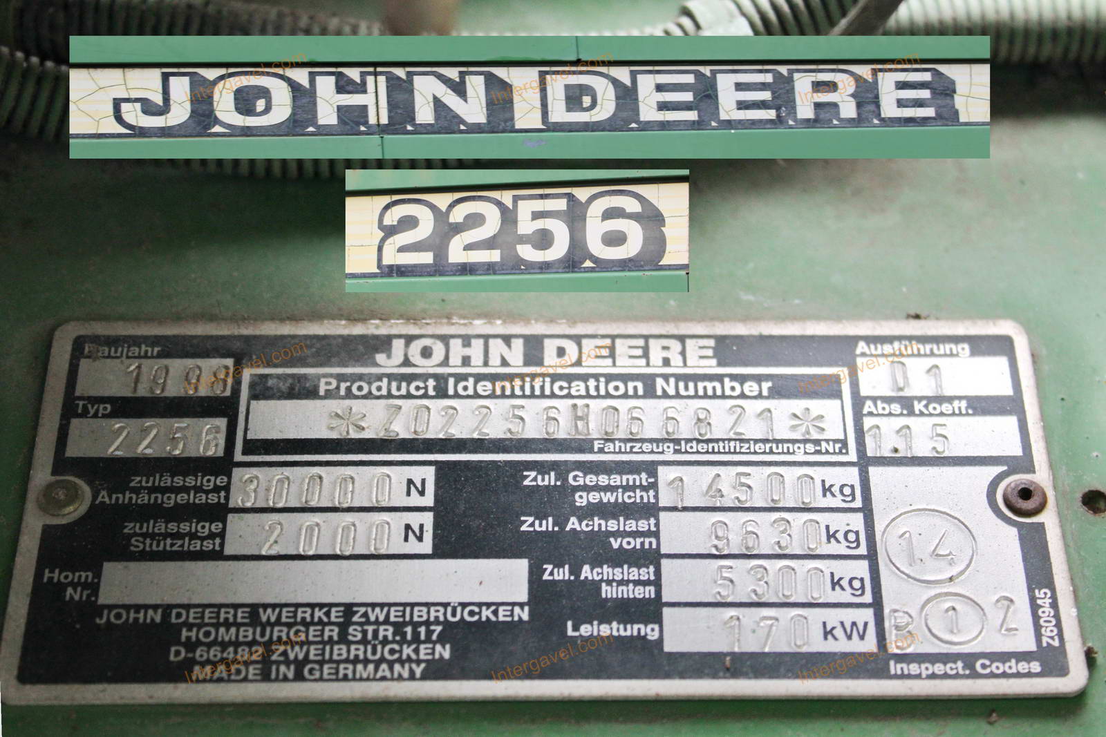 Kombájn - John Deere, 2256 2