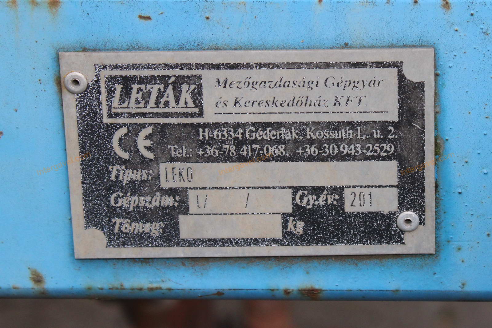 Sorközművelő kultivátor 2