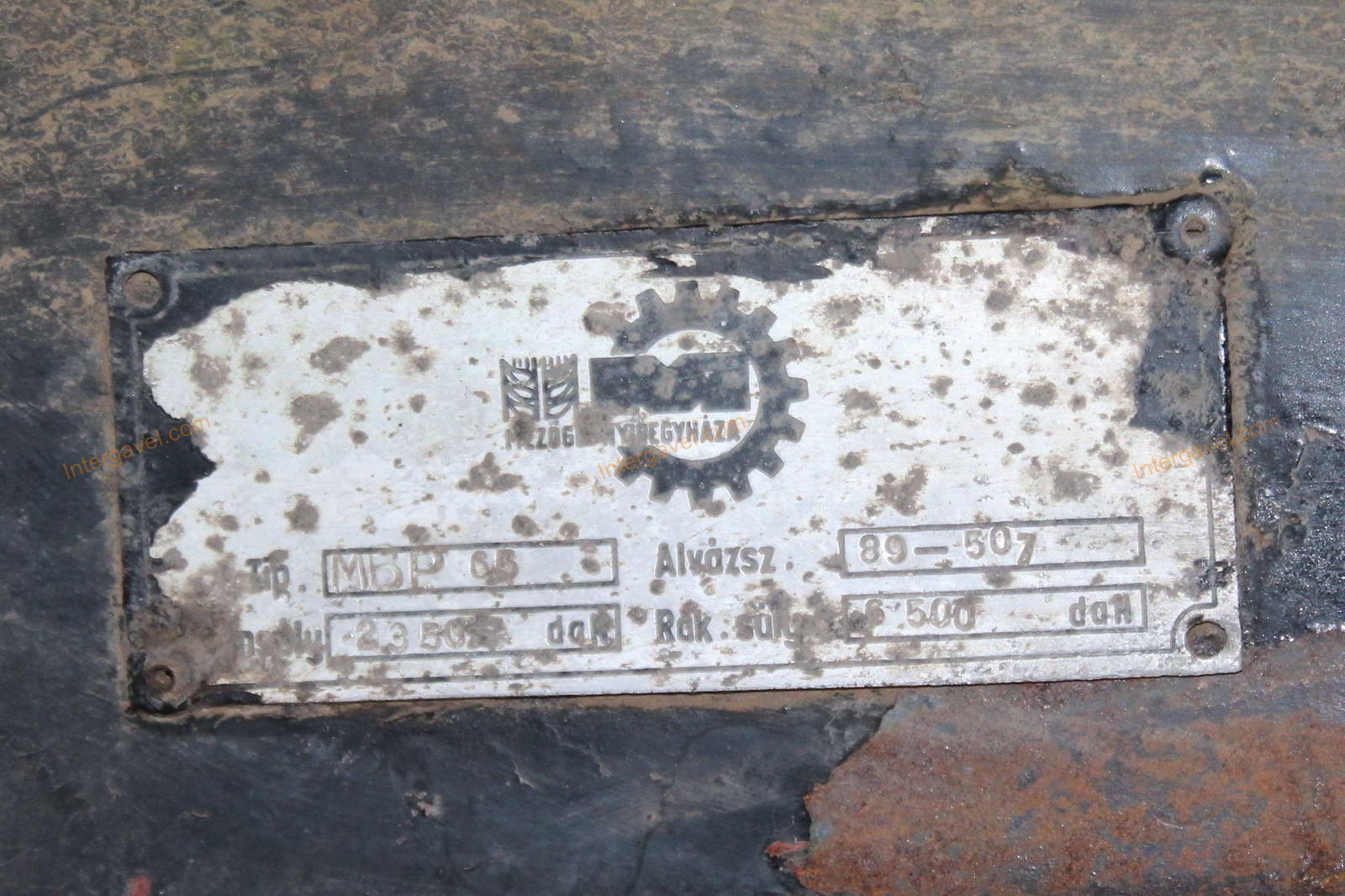 Pótkocsi - Mezőgép, MBP 6,5 4