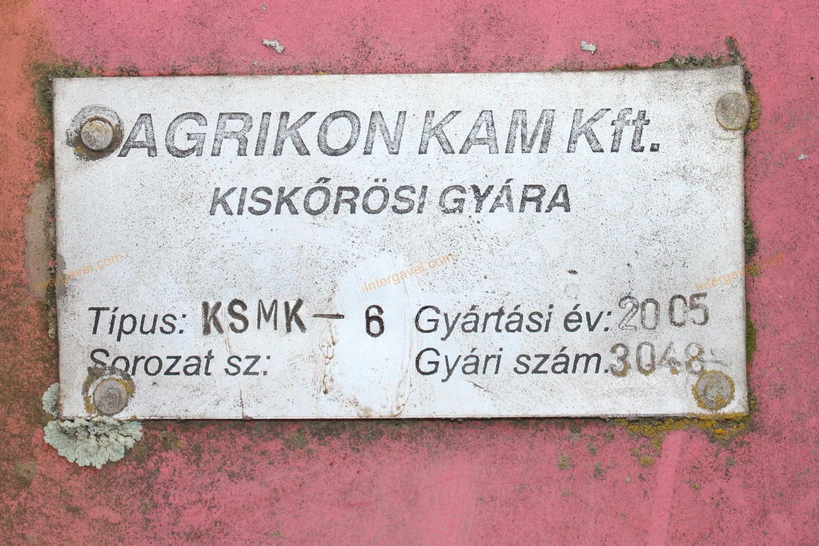 Sorközművelő kultivátor - Agrikon KAM, KSMK-6 2