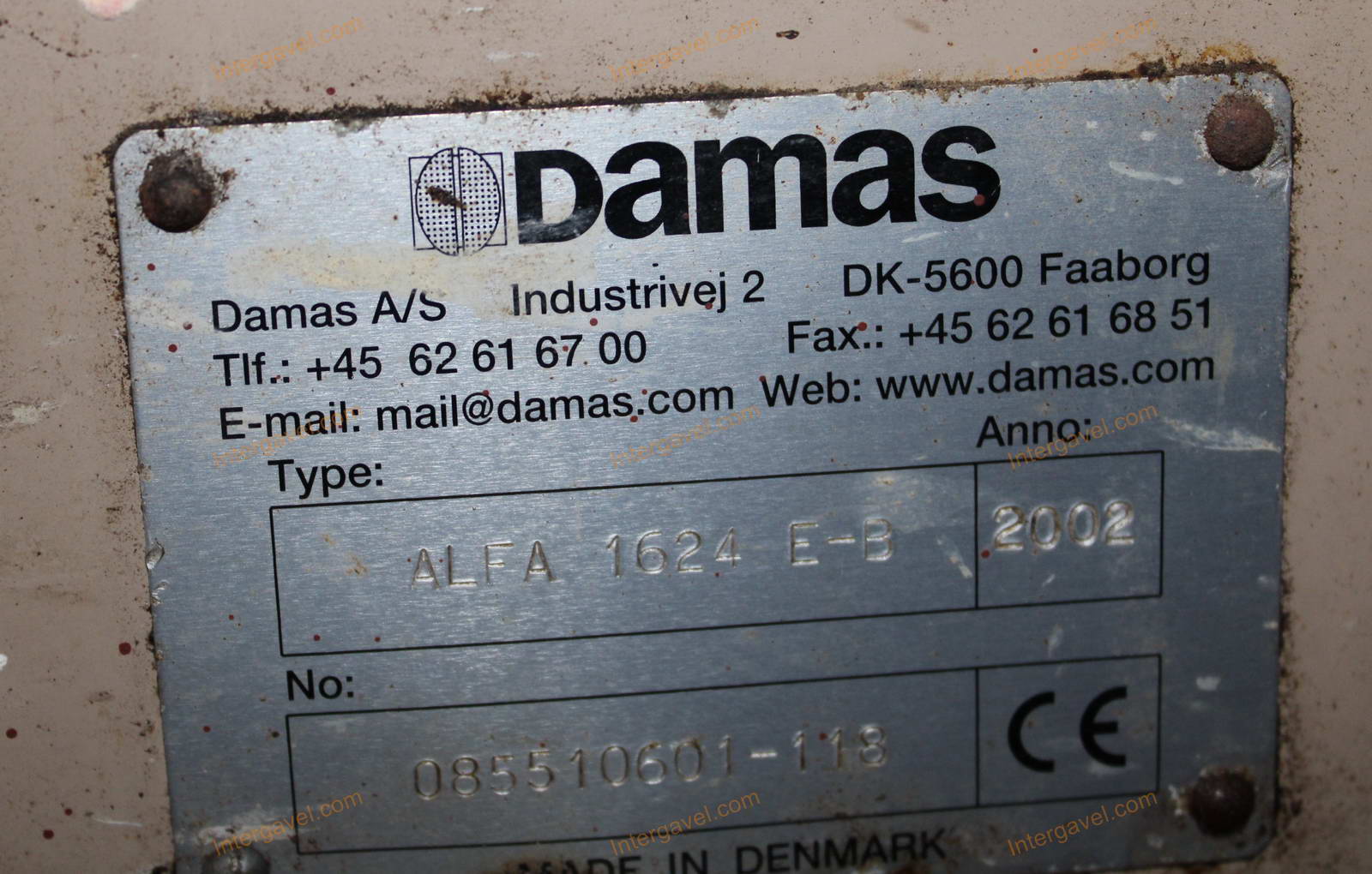 Magtisztító - Damas, ALFA 1624 E-B 3