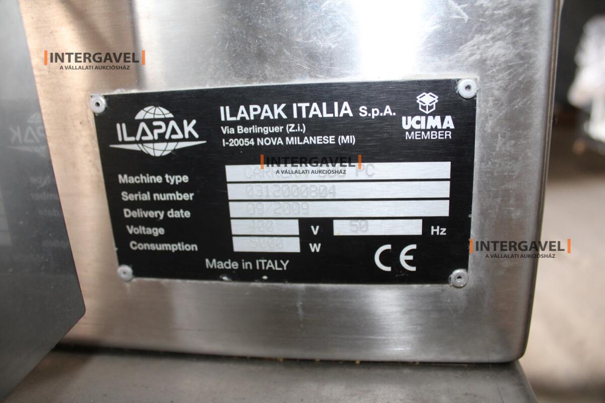 Ilapak síkfóliás horizontális csomagológép 5