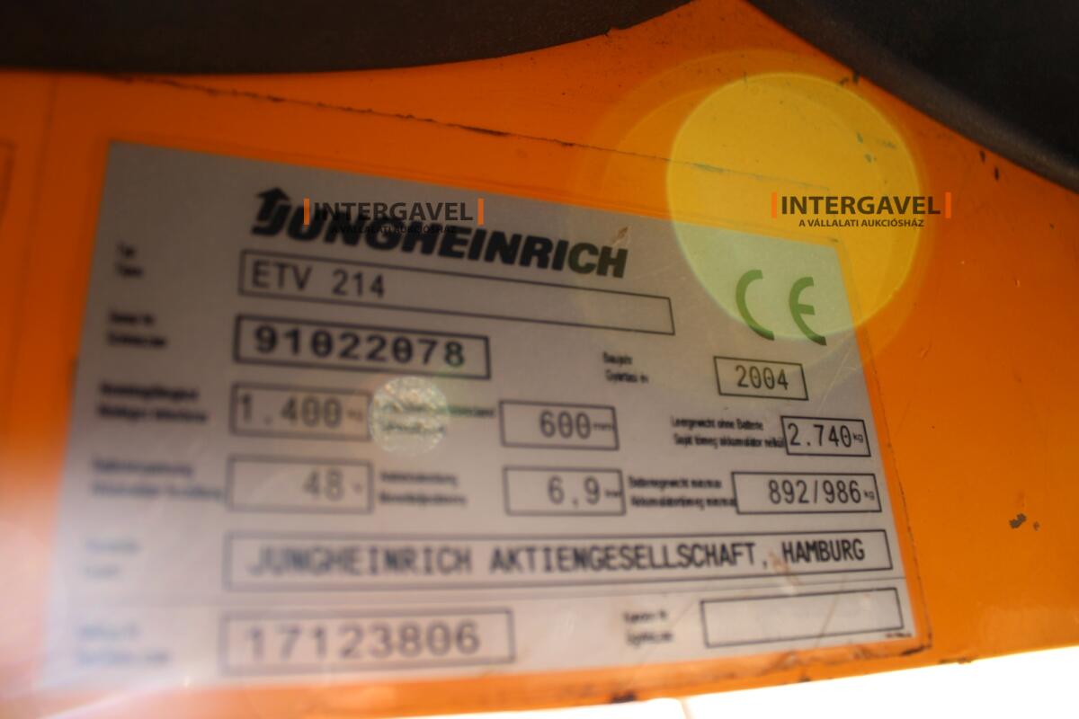 Elektromos targonca - Jungheinrich 5