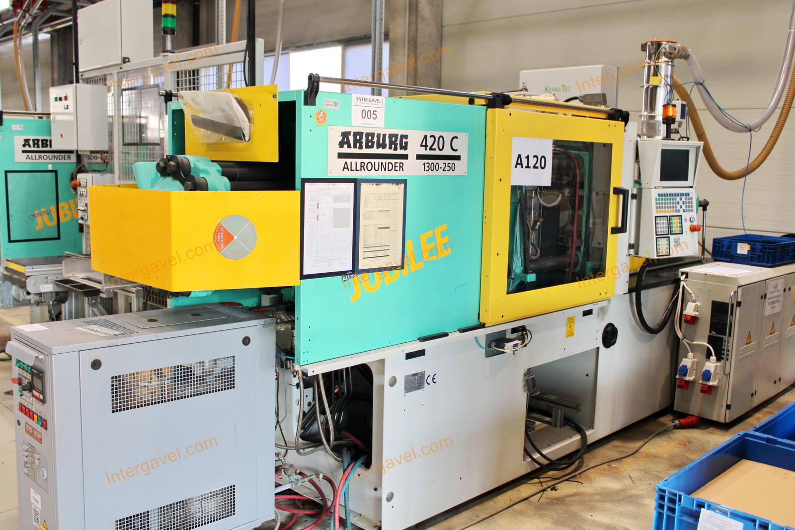 Fröccsöntő gépek kiszolgáló robottal 6