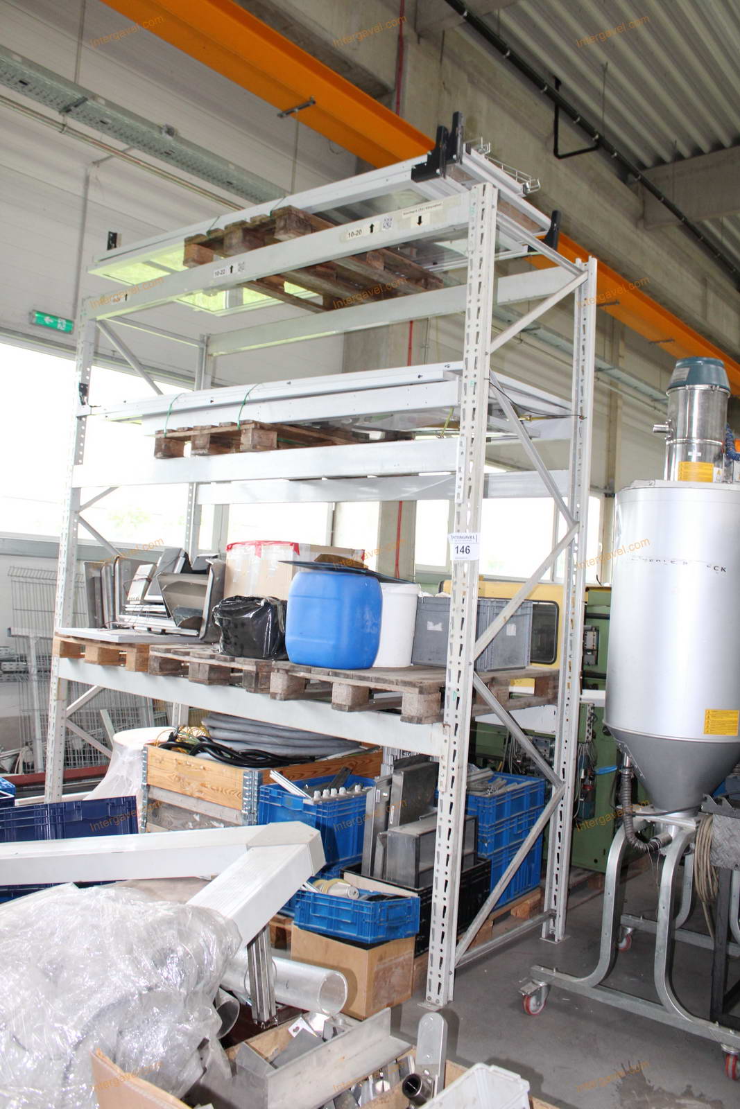 Raklapos állvány és alkatrészek