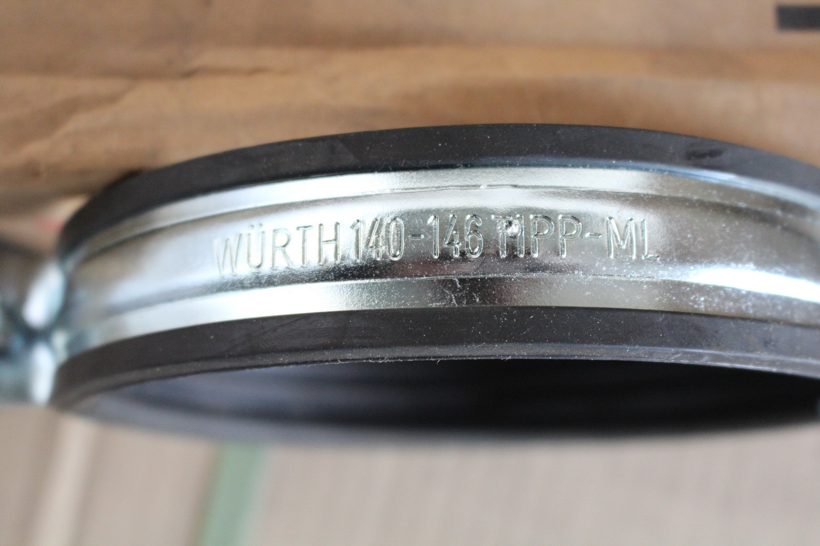 Würth gumis légtechnikai csőbilincs, átmérő: 140-146mm 4