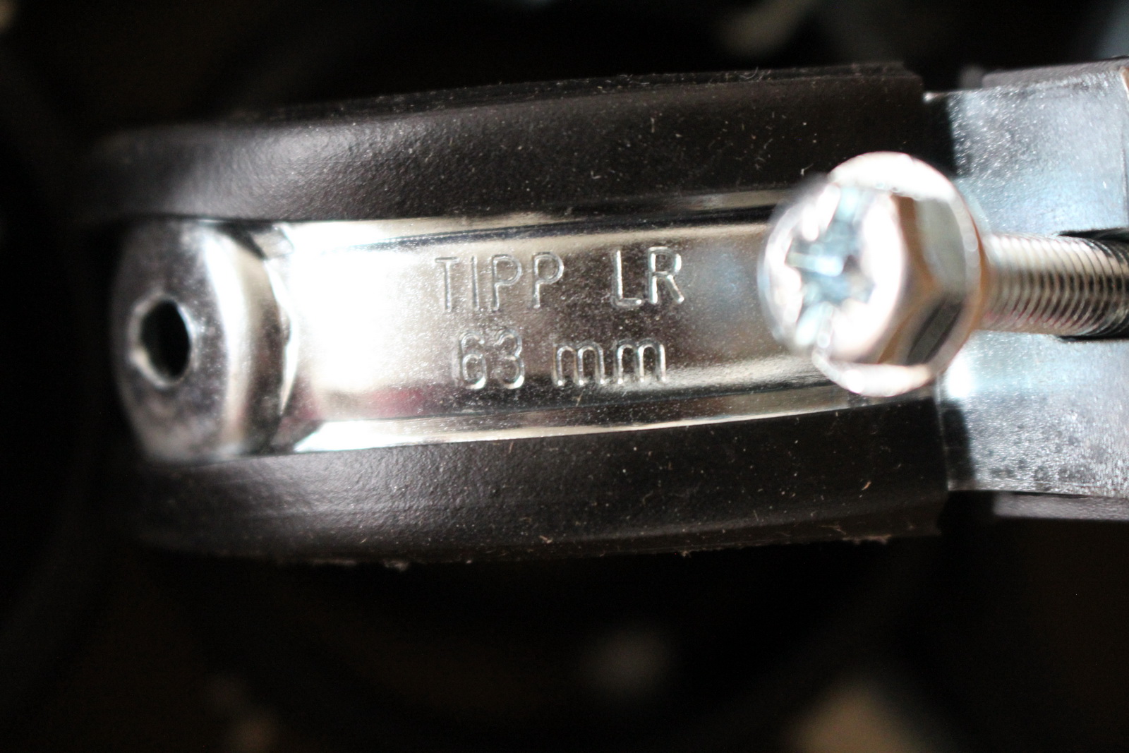 Würth gumis légtechnikai csőbilincs, átmérő: 63mm 3