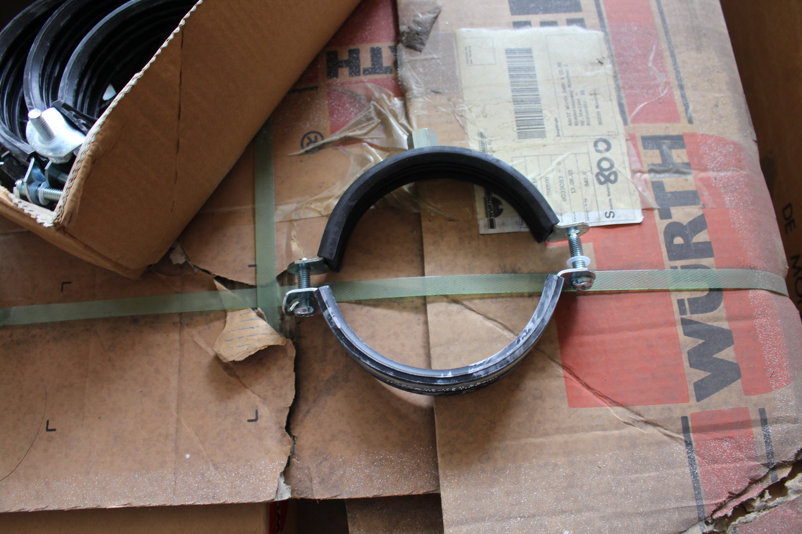 Würth gumis légtechnikai csőbilincs, átmérő: 115-125mm és 112 mm 7