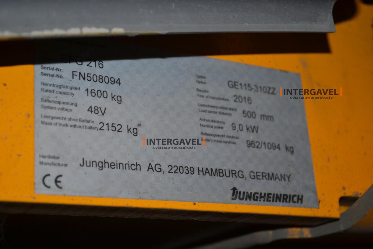 Jungheinrich targonca 9