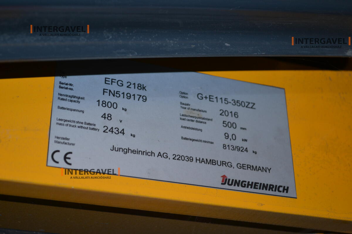 Jungheinrich targonca 9