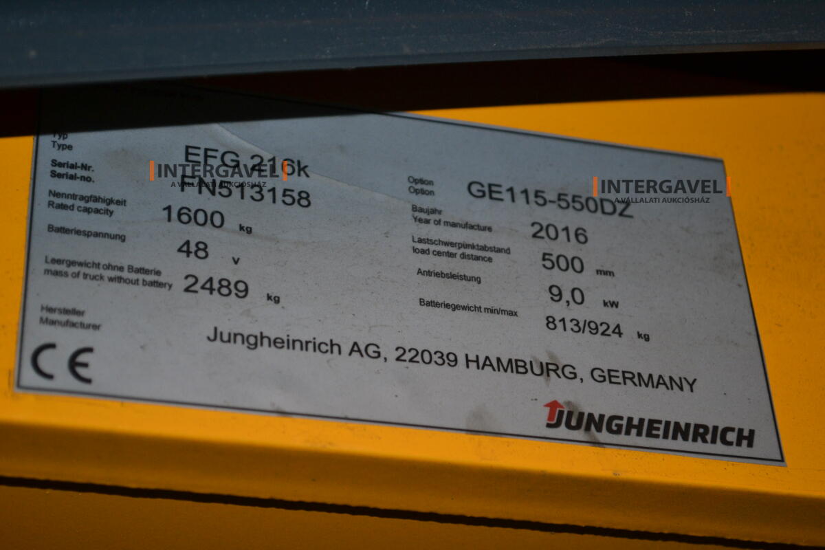 Jungheinrich targonca 9