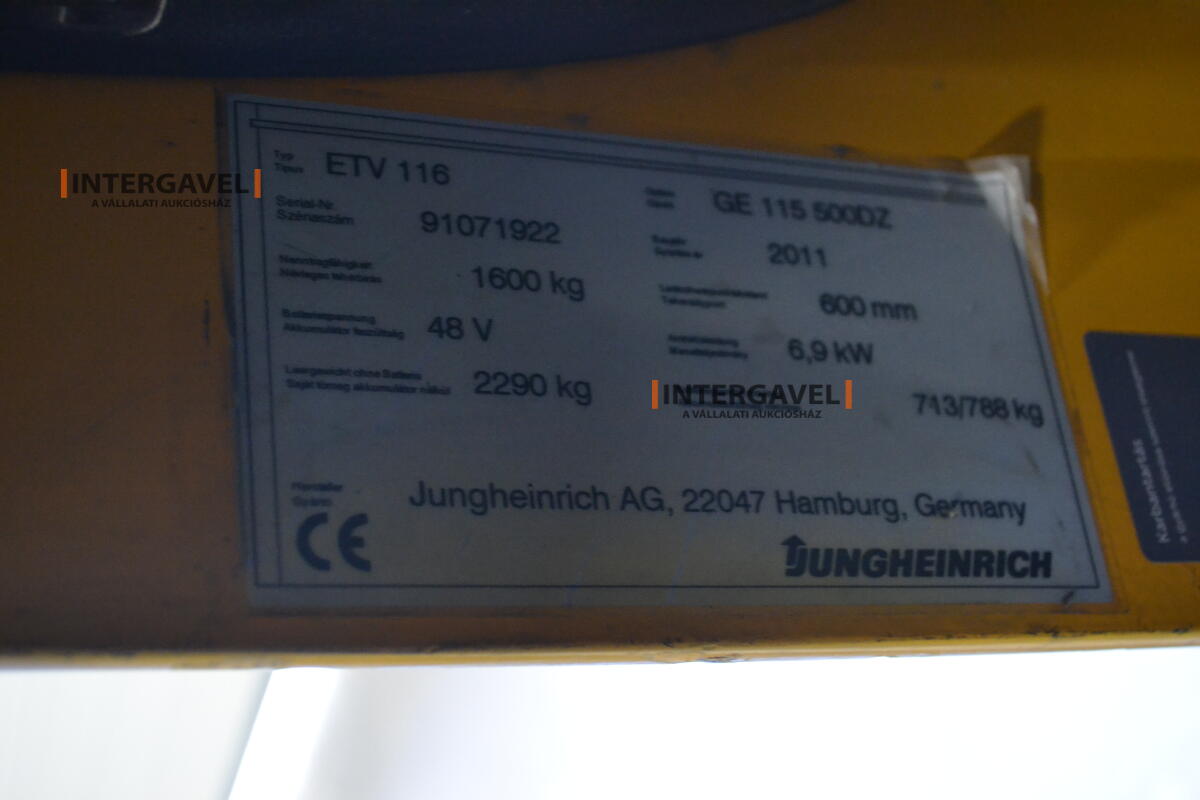 Jungheinrich targonca 11