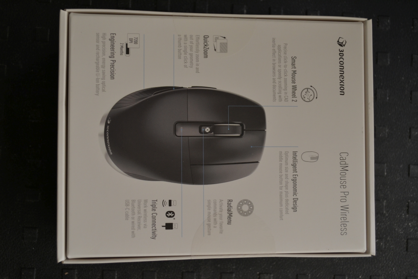 3Dconnexion CadMouse Pro Wireless 3