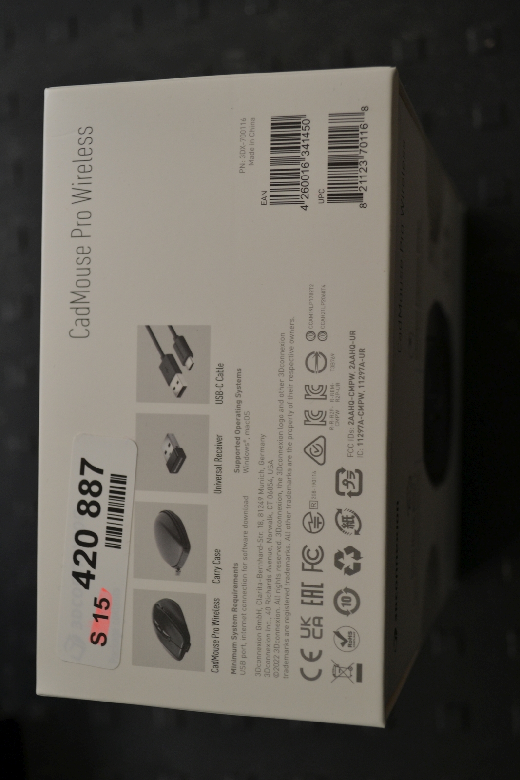 3Dconnexion CadMouse Pro Wireless 4
