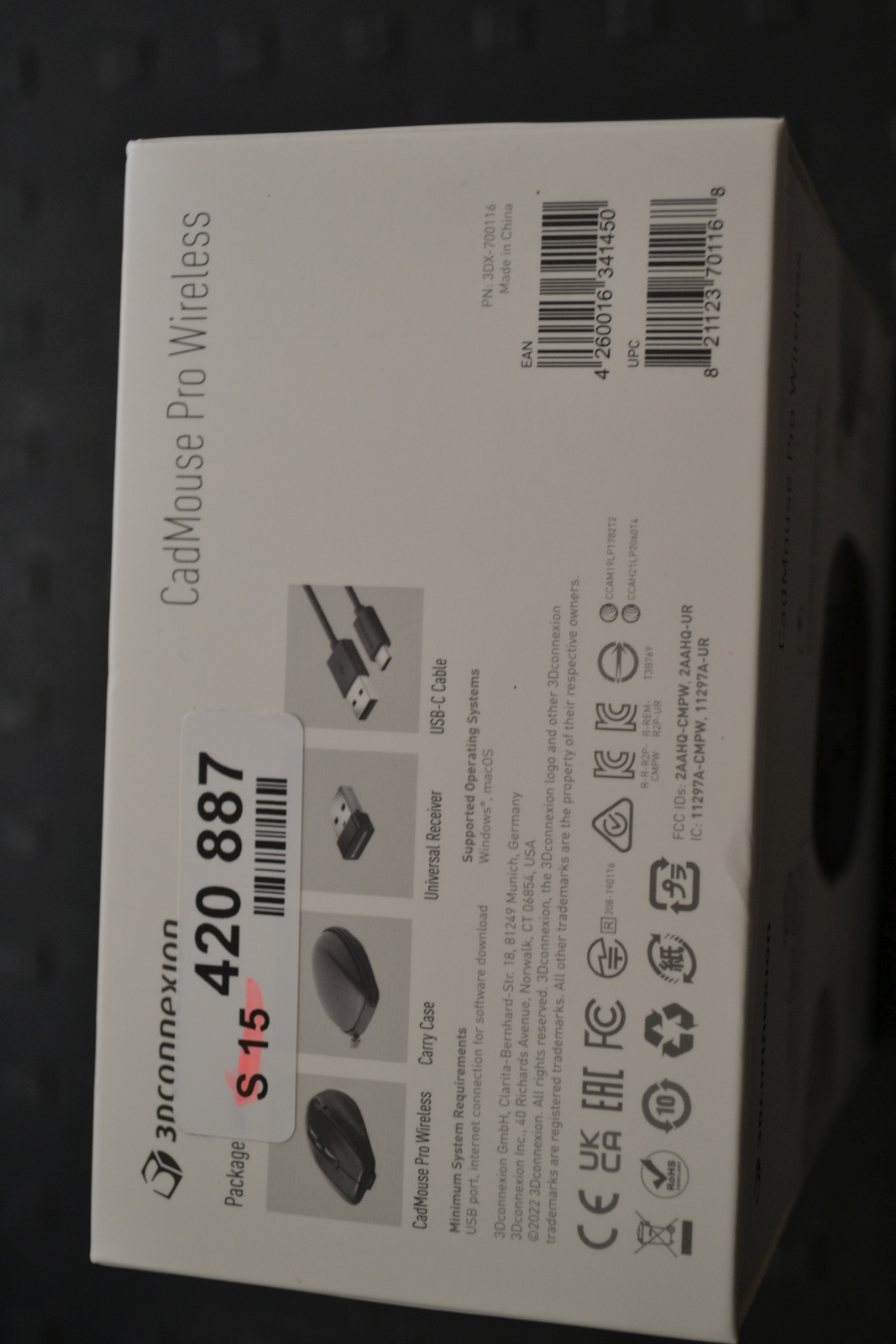 3Dconnexion CadMouse Pro Wireless 4