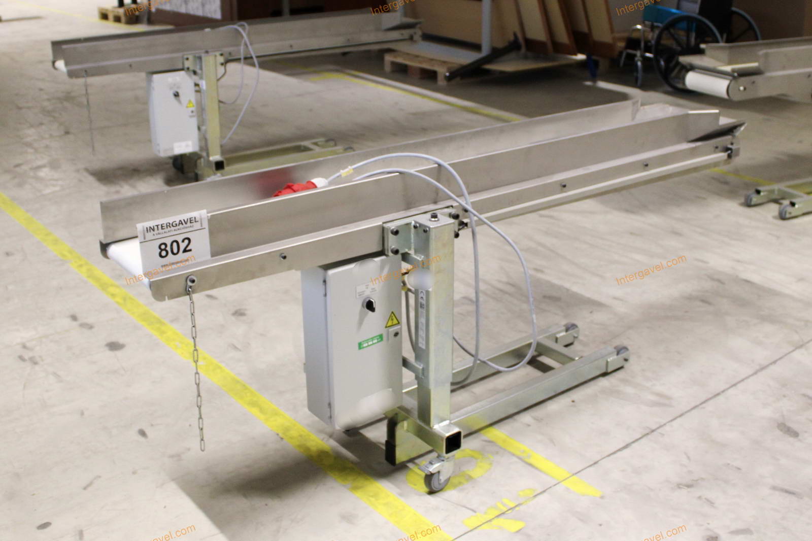 Szállító szalag - teljes hossz: 1,94 m 1