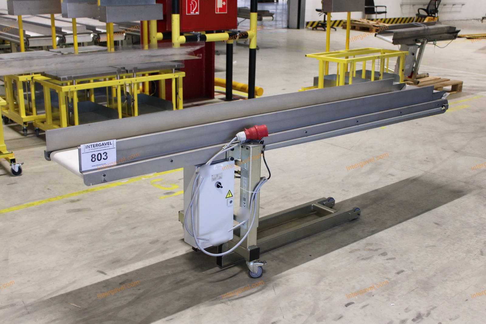 Szállító szalag - teljes hossz: 2,54 m 1