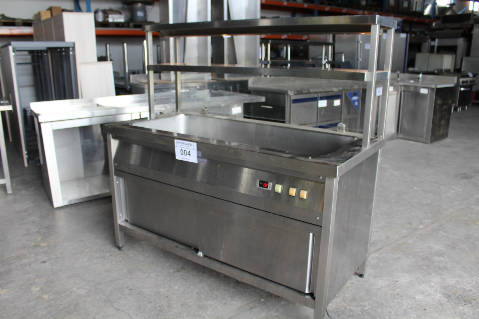 Melegentartó pult 6