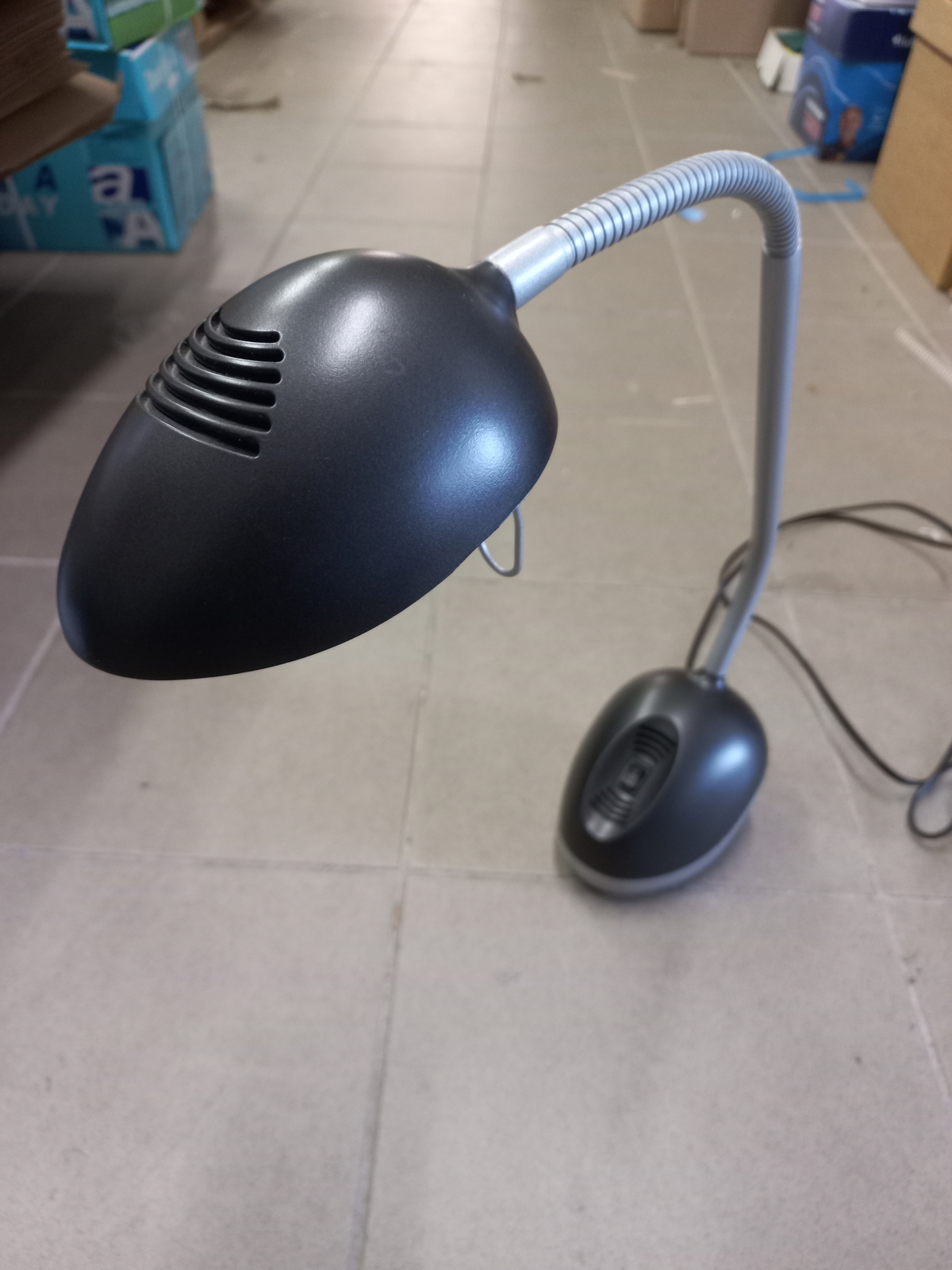 Asztali lámpa szürke/fekete vegyesen 2