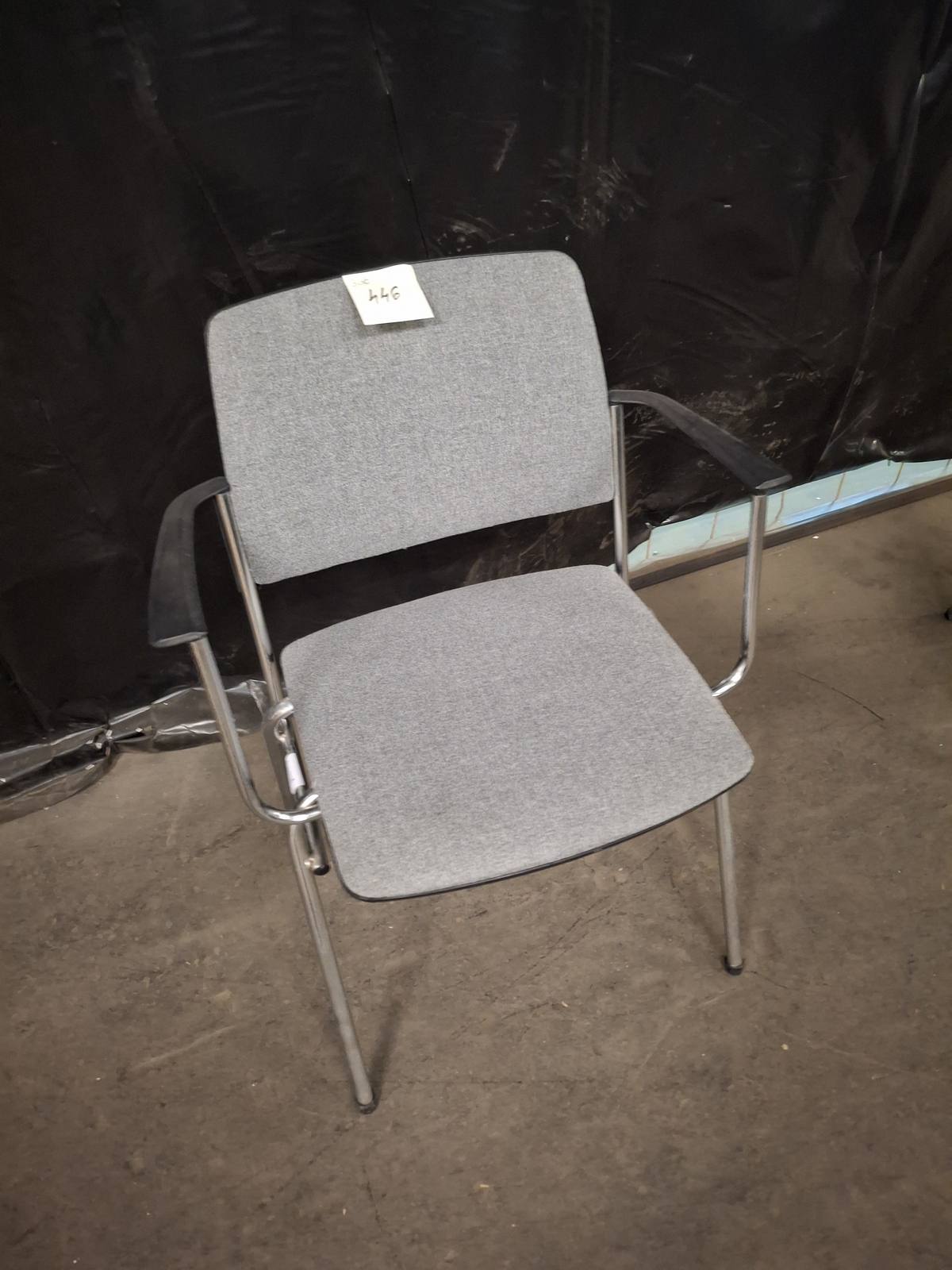 Tárgyalószék (szürke és kék) 2