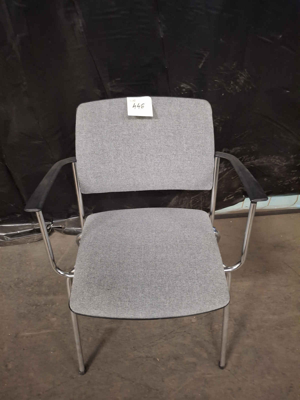 Tárgyalószék (szürke és kék) 3