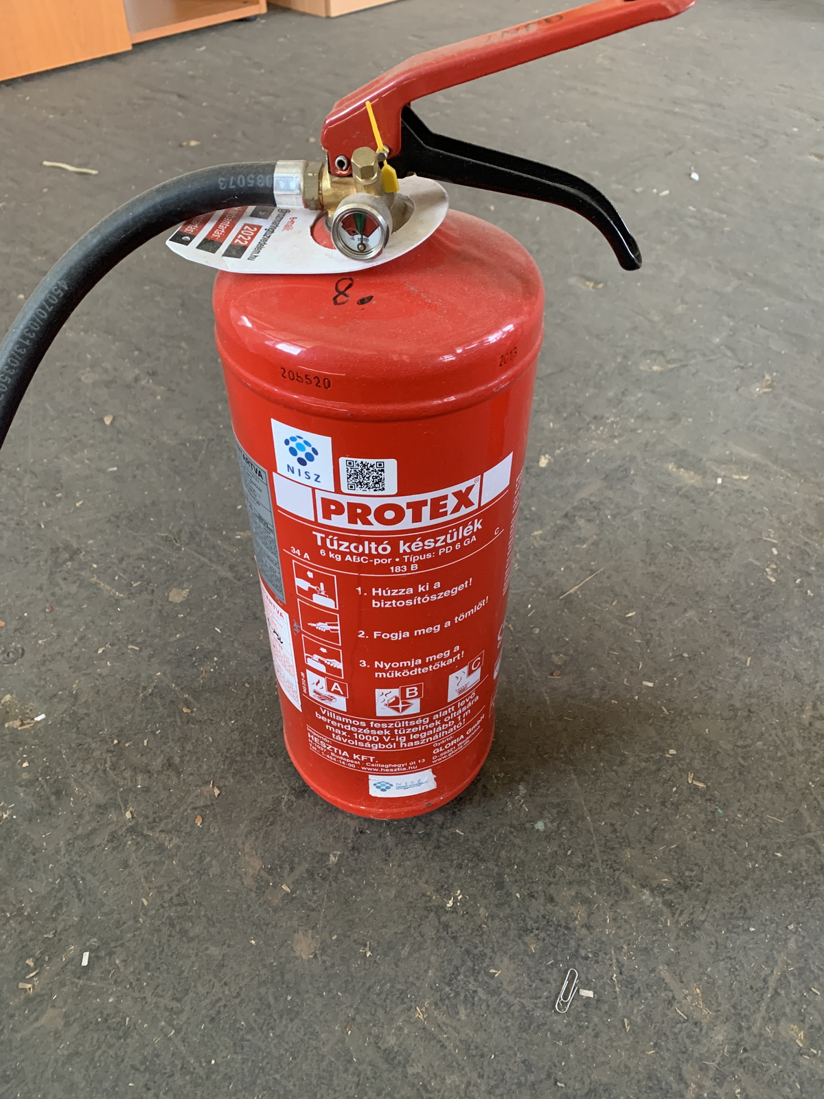Tűzoltókészülék (több fajta) 7