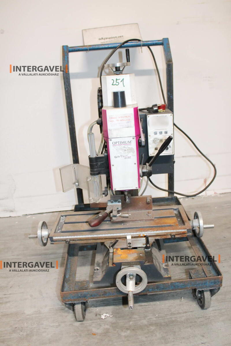 Fúró-marógép - Optimum, OPTI Mill MH 20V 3