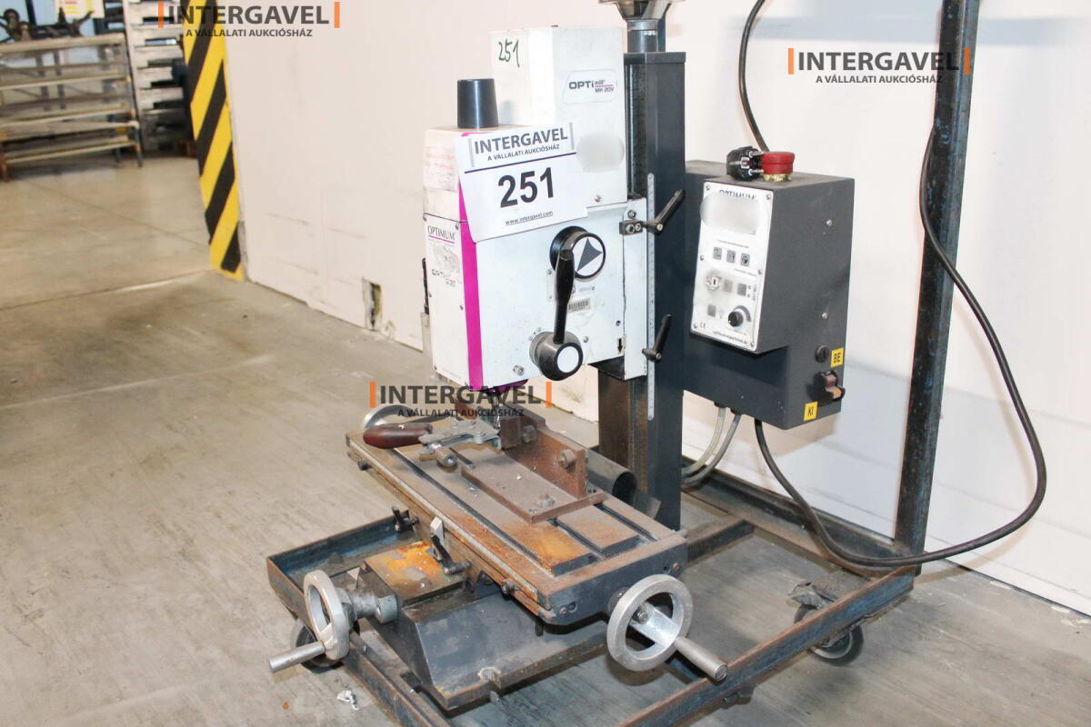 Fúró-marógép - Optimum, OPTI Mill MH 20V 5