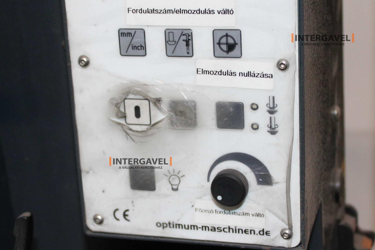 Fúró-marógép - Optimum, OPTI Mill MH 20V 15