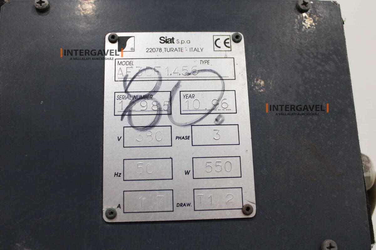 Raklapfóliázó - Siat, AF3CF.1,4.5.6 2