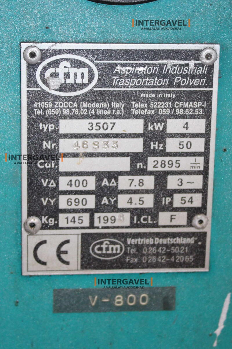 Elszívó - CFM, 3507 2