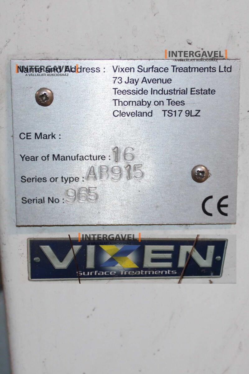 Szemcseszóró kabin - Viexen, AB 915 2