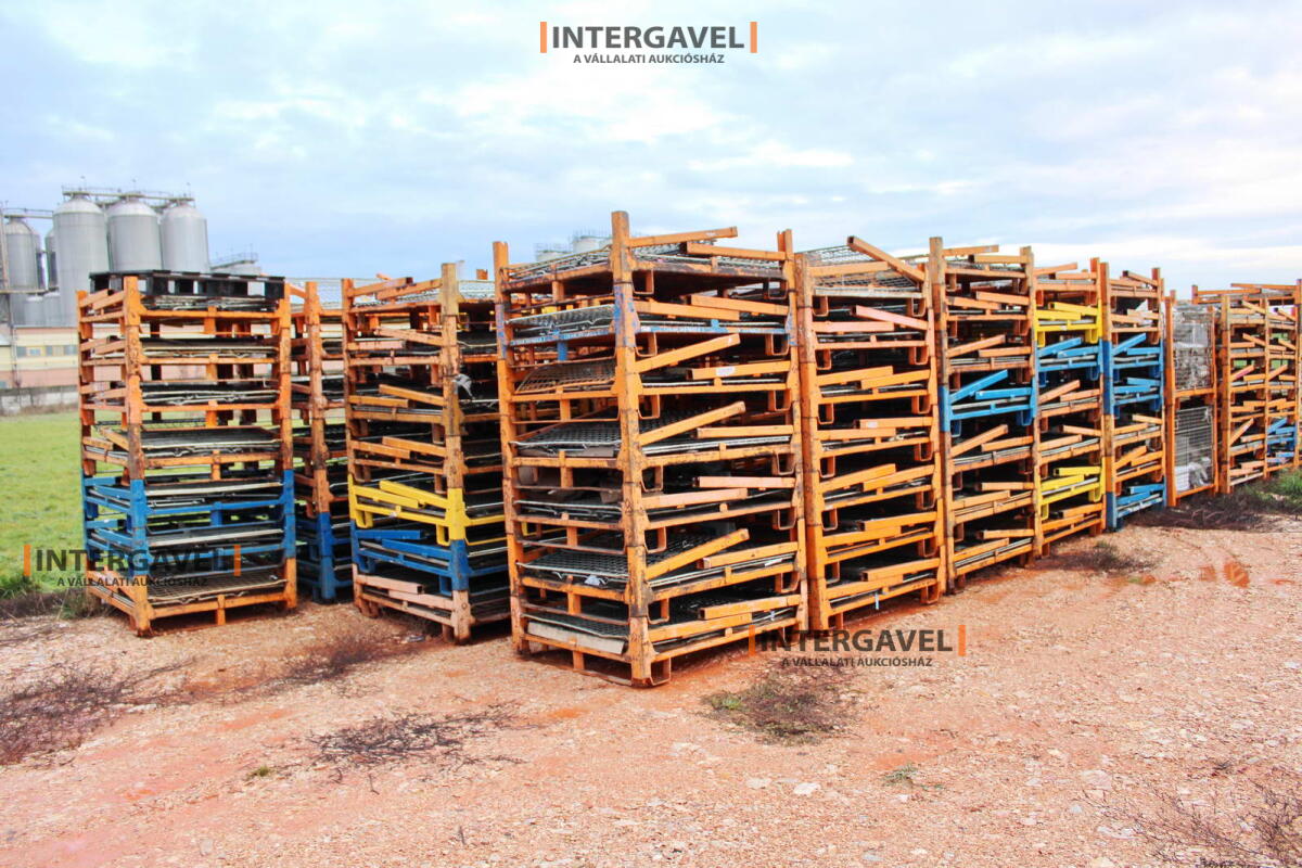 Rácsos konténer - összecsukható 24