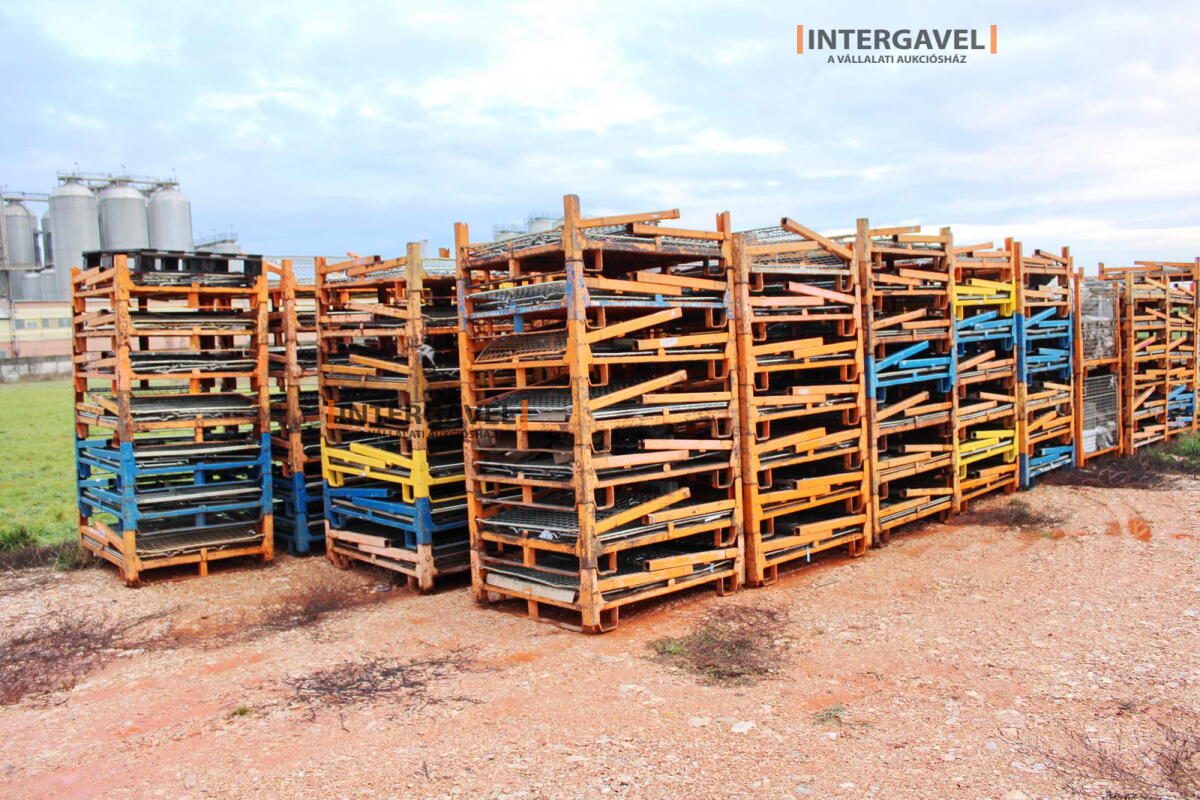 Rácsos konténer - összecsukható 24