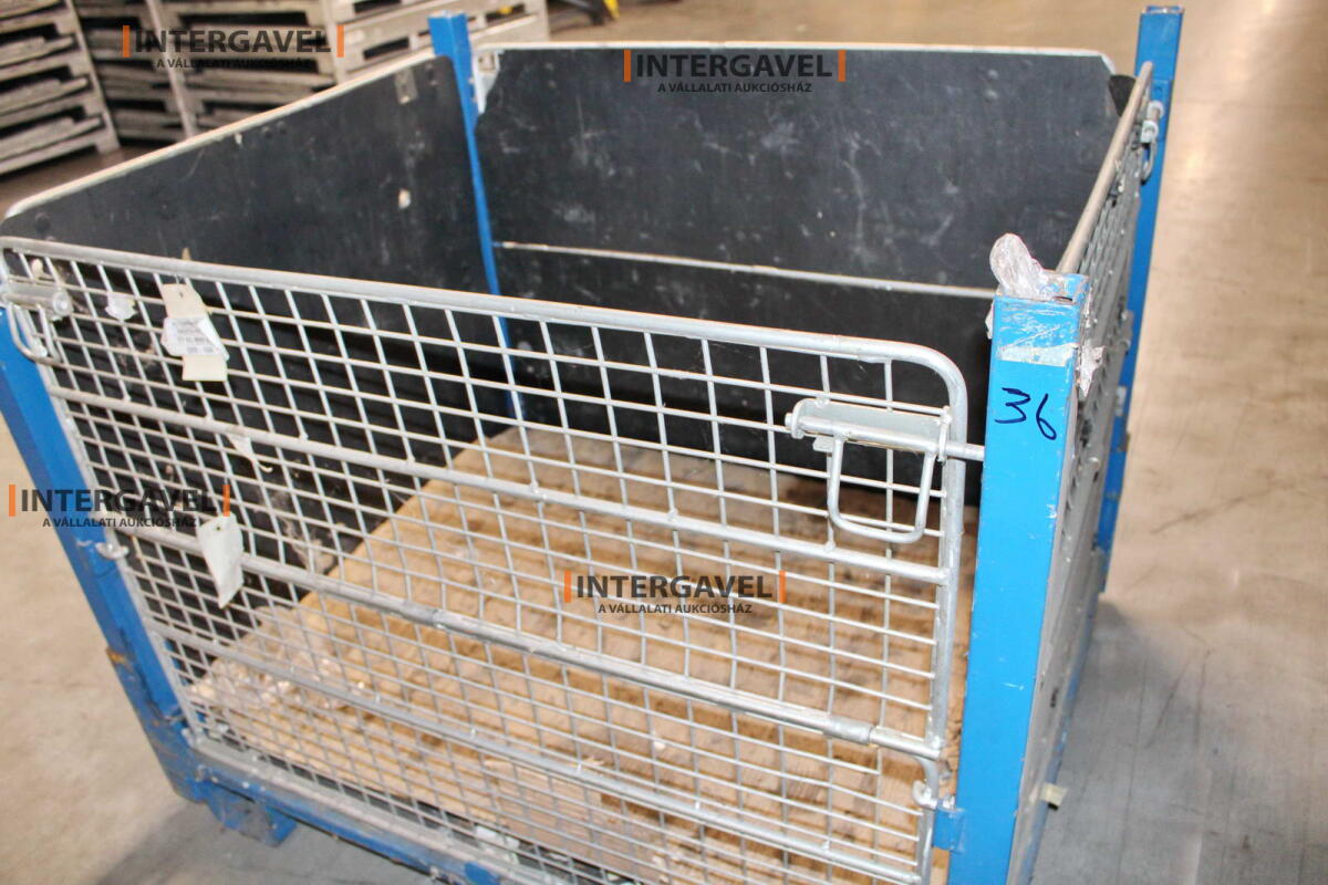 Rácsos konténer - összecsukható 8