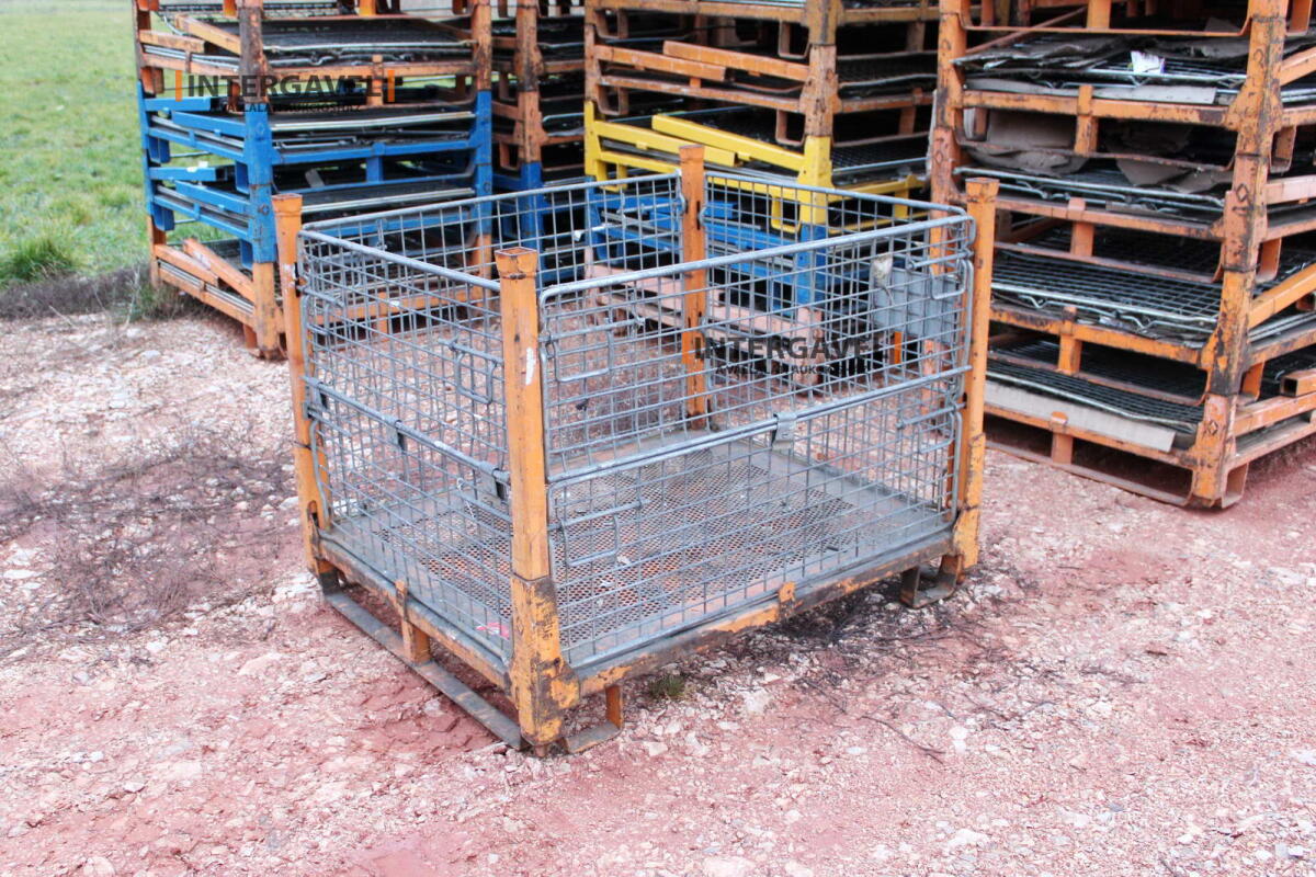 Rácsos konténer - összecsukható 27