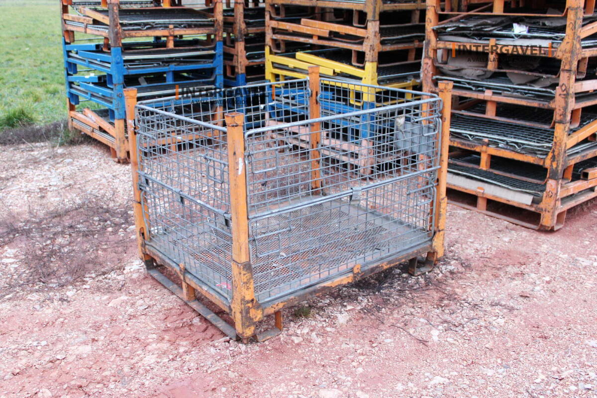 Rácsos konténer - összecsukható 27