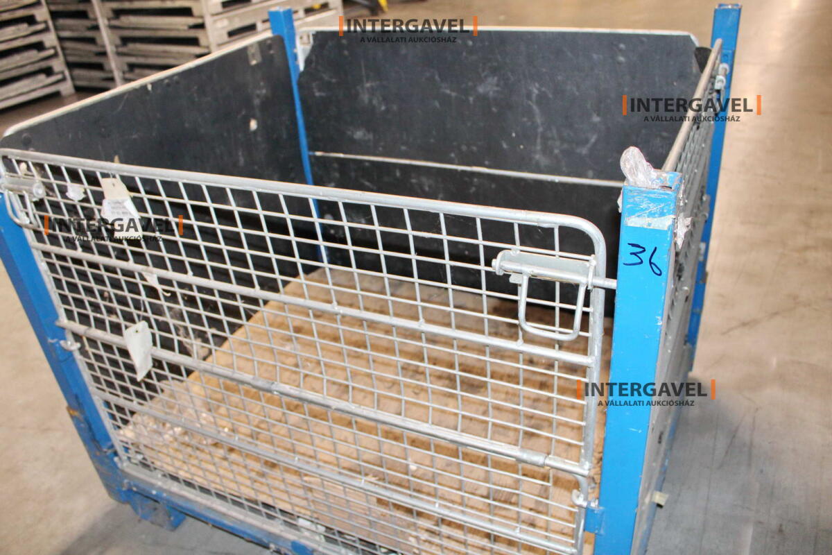 Rácsos konténer - összecsukható 8
