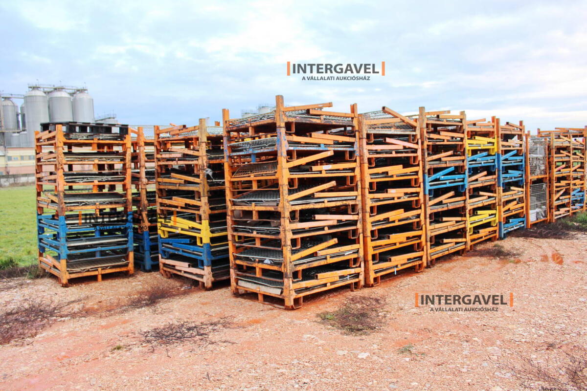 Rácsos konténer - összecsukható 24