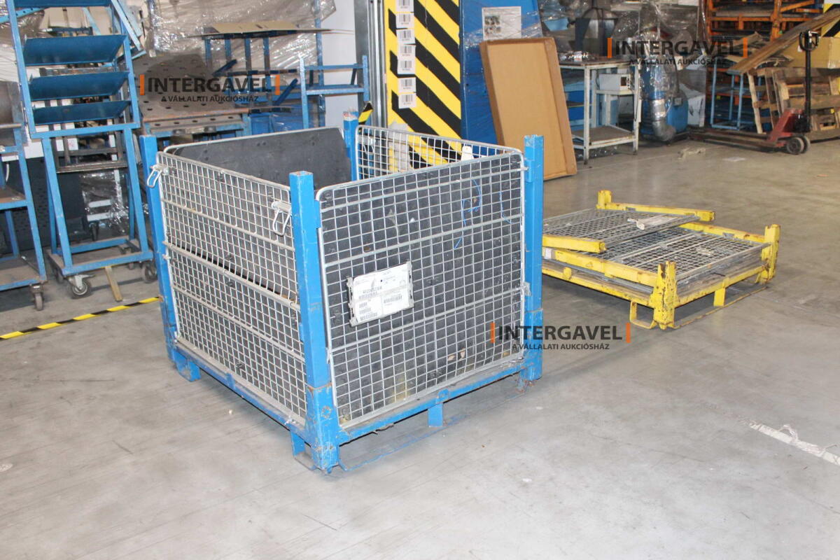 Rácsos konténer - összecsukható