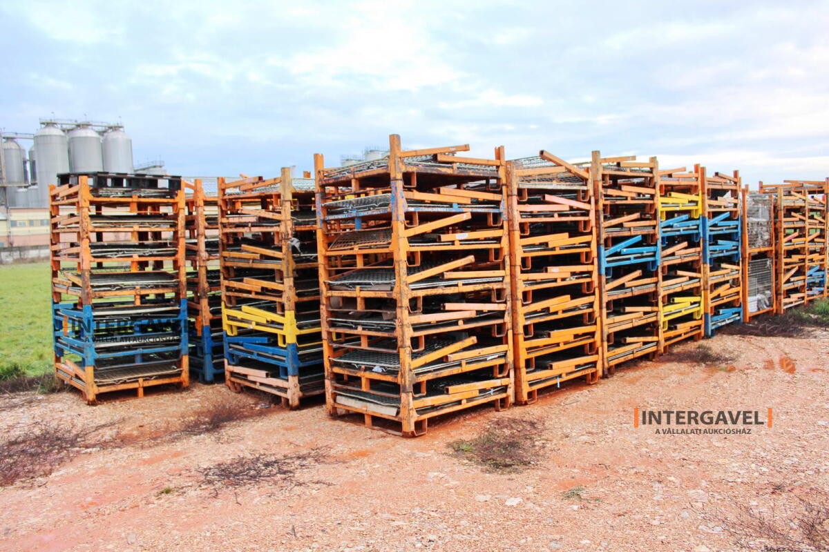 Rácsos konténer - összecsukható 24