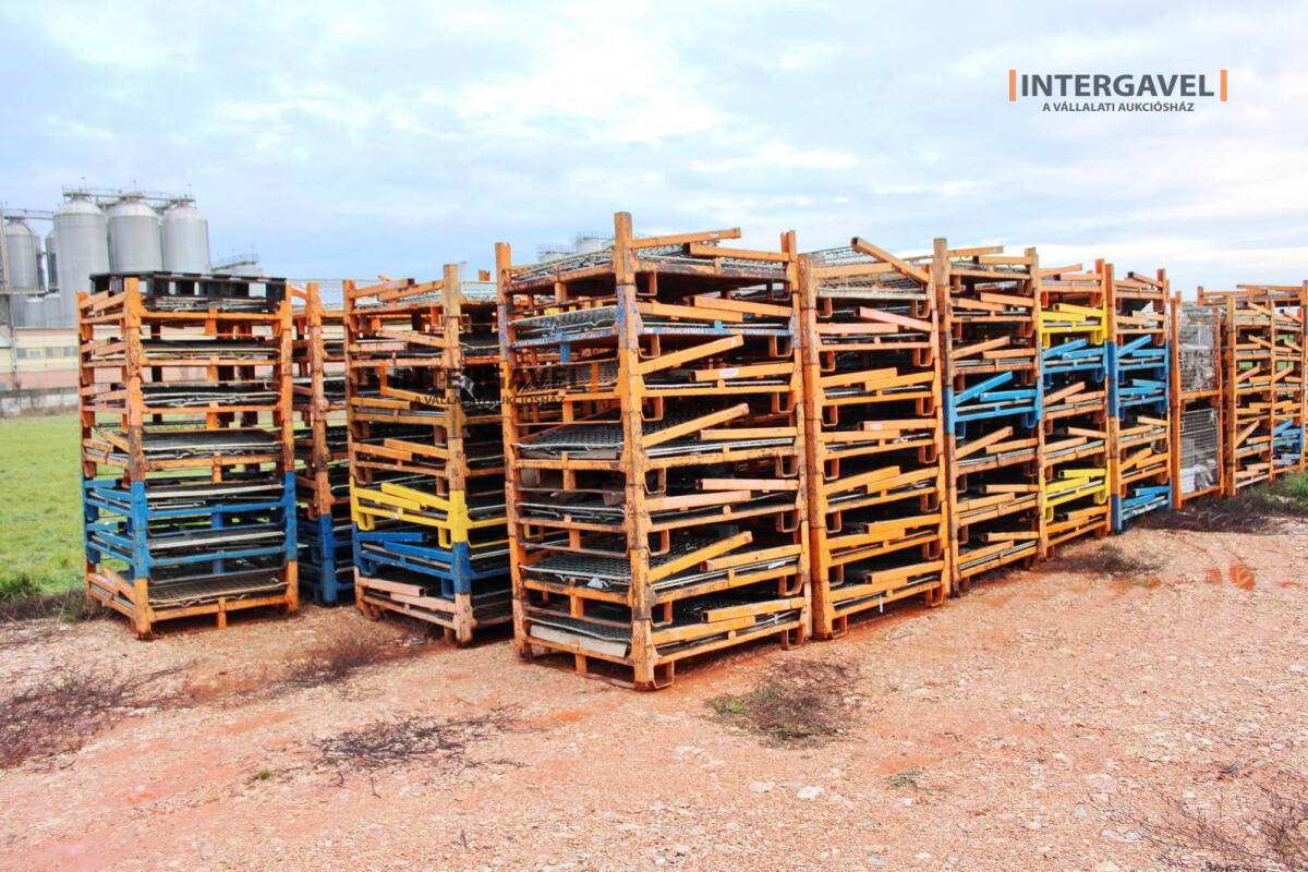 Rácsos konténer - összecsukható 24