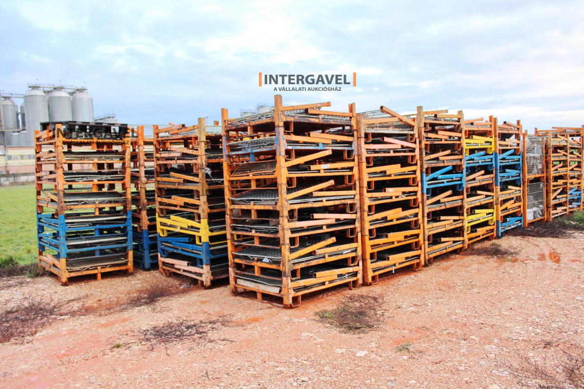 Rácsos konténer - összecsukható 24