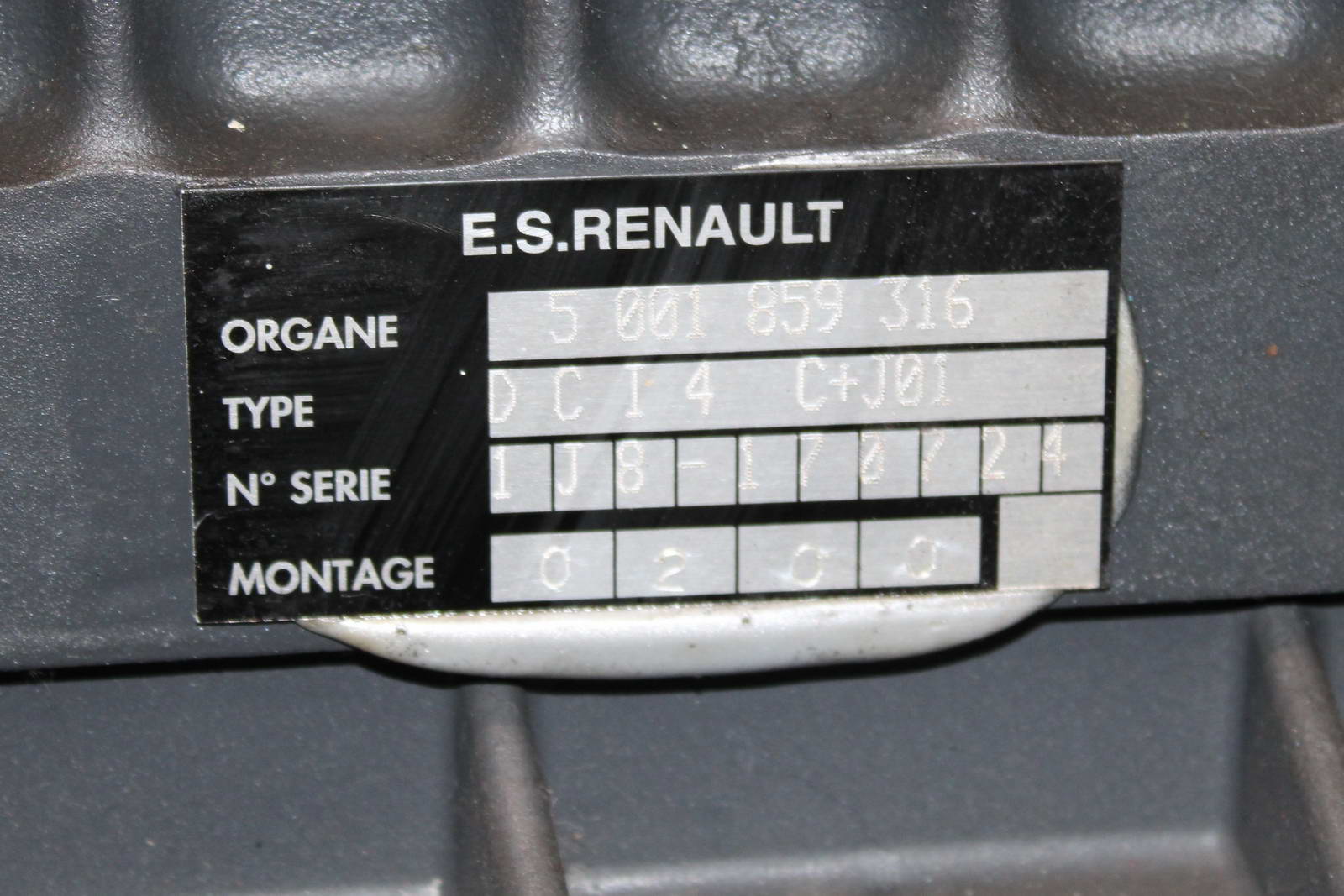 Engine - Renault, DCI4 C+J01 3
