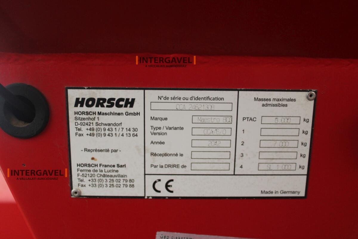 Vetőgép - Horsch 12