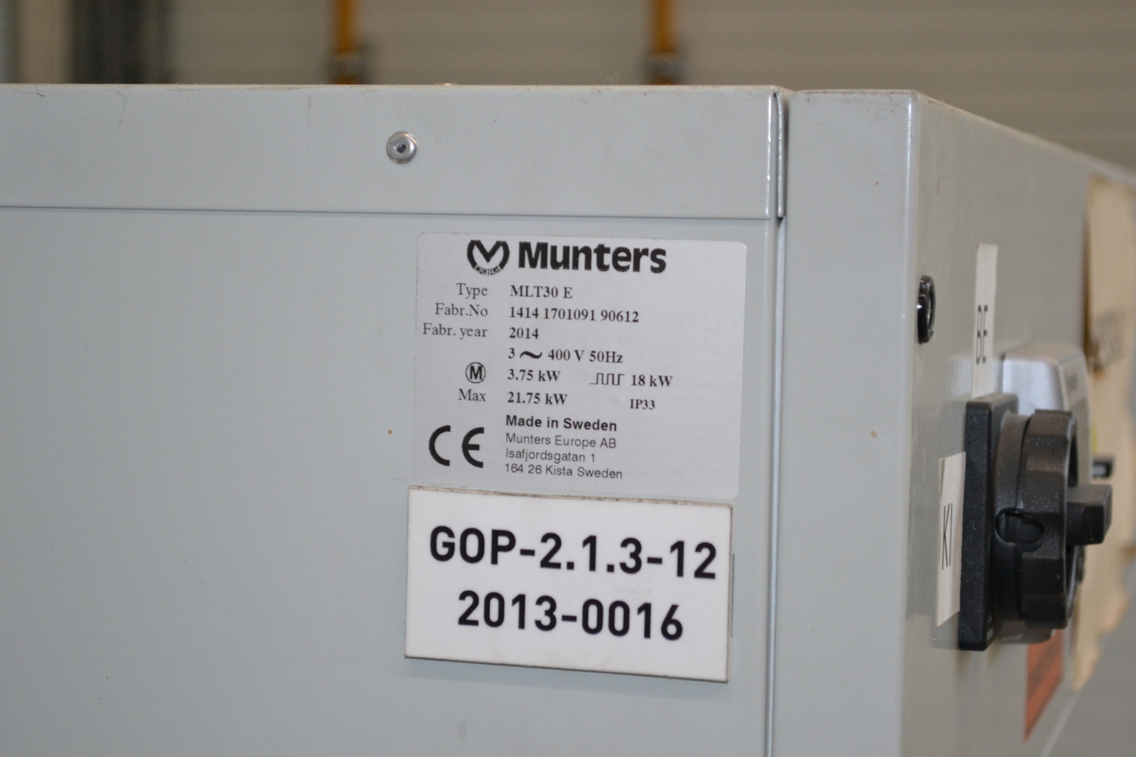 Szárító egység 2