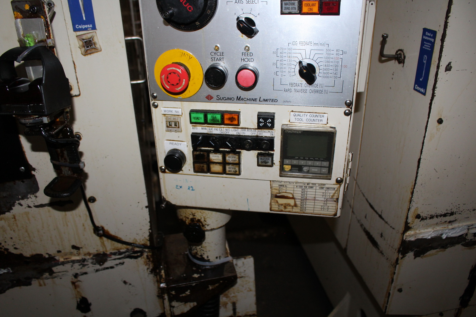 Megmunkáló központ 10