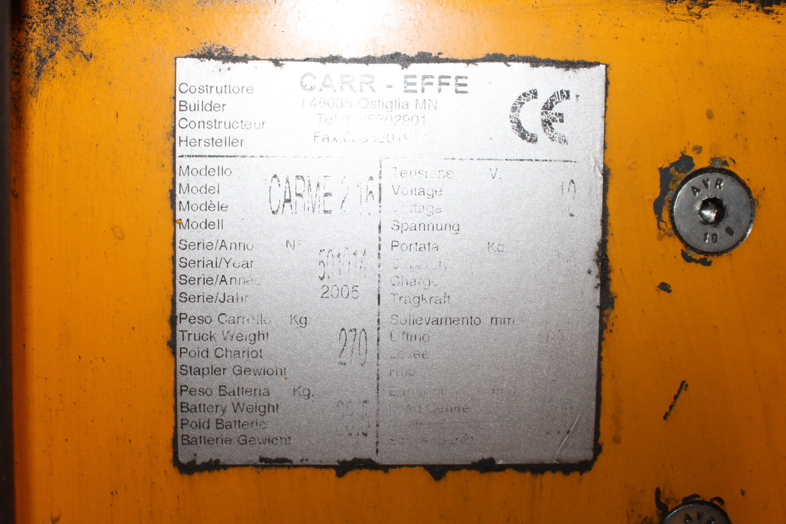 Gyalogkíséretű targonca 2