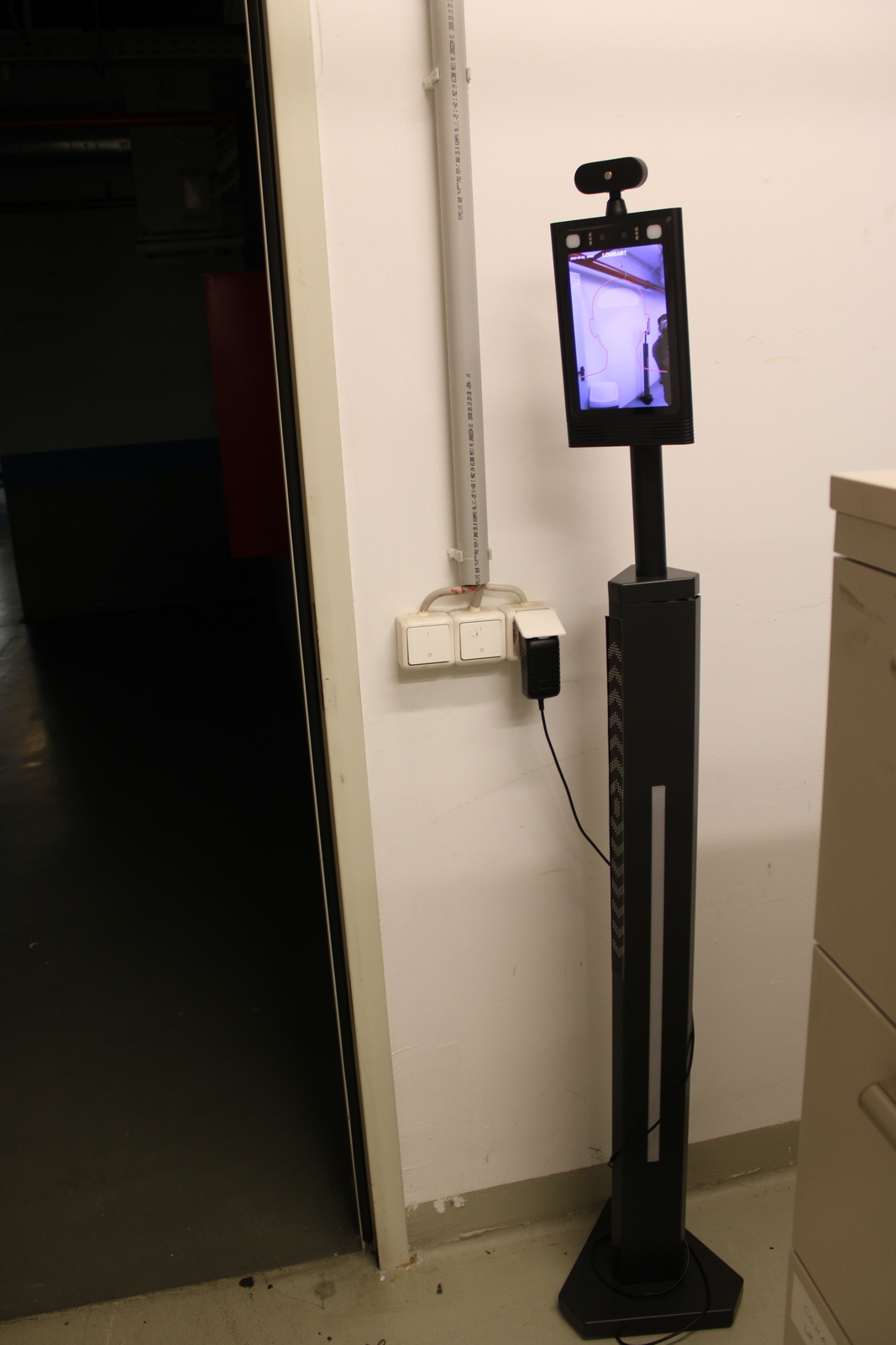 Digital thermometer with camera