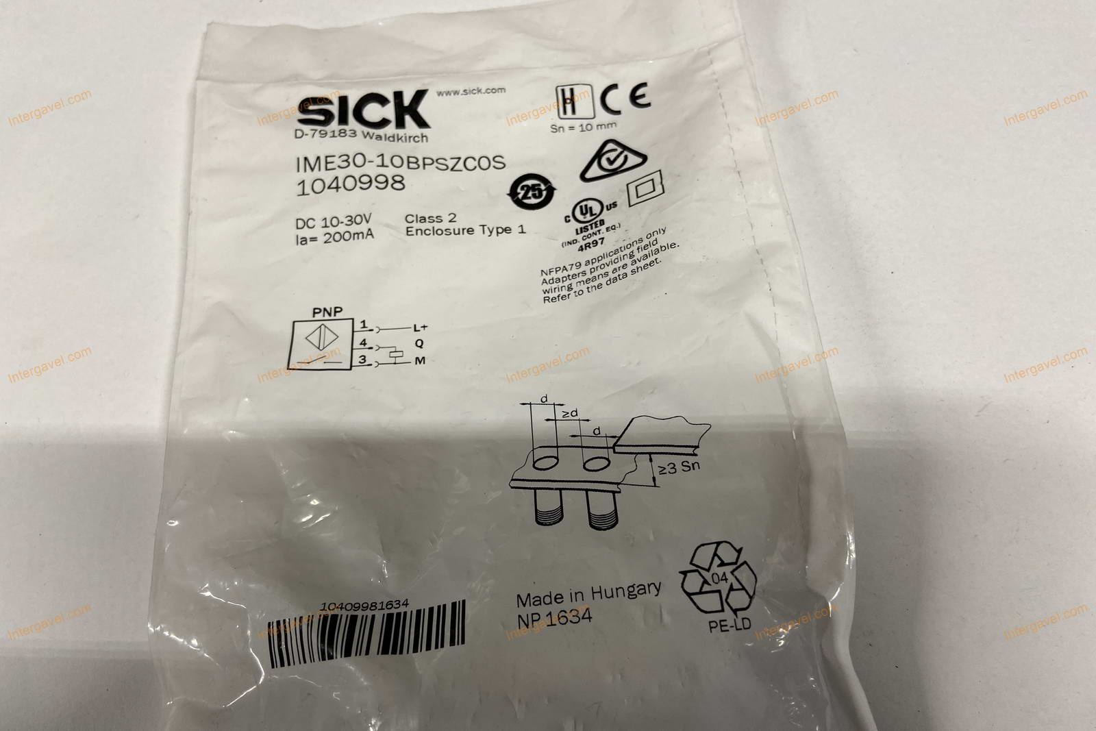 Sensor - induktív, Sick, IME30 és IME18 2